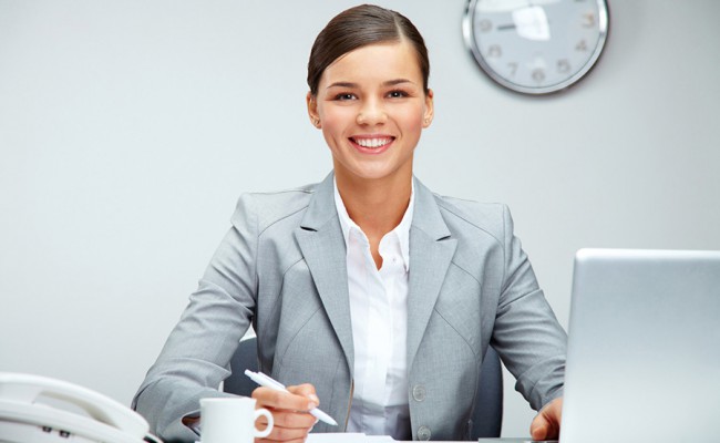 Pretty businesswoman